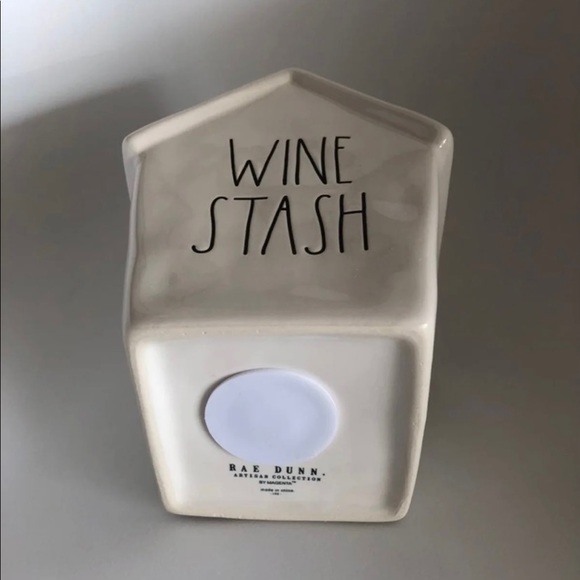 Rae Dunn Wine Stash Bank - Picture 2 of 4